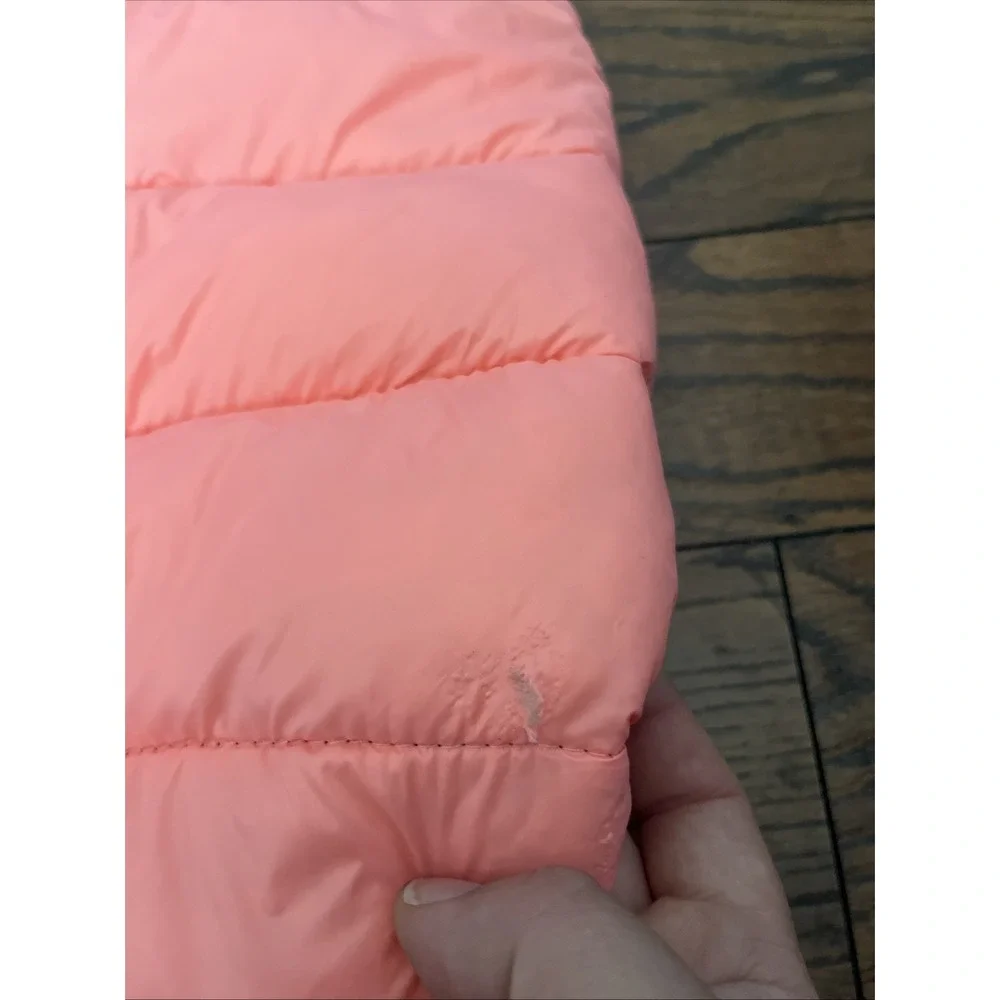 Fuzzyard Reversable Puffer Dog Jacket Size‎ 5 Coral & Black / Black Read Desc